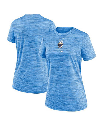 Women's Blue Milwaukee Brewers City Connect Practice Velocity T-shirt Nike
