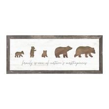 Personal-Prints Bear 3 Cubs Family Framed Wall Art Personal-Prints