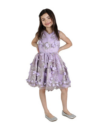 Вечернее платье без рукавов для больших девочек с цветочной вышивкой Christian Siriano