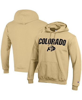 Мужской золотой пуловер с капюшоном Colorado Buffaloes с логотипом Powerblend Champion