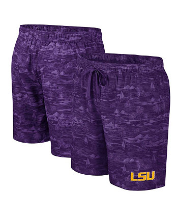 Men's Purple LSU Tigers Ozark Swim Shorts Colosseum
