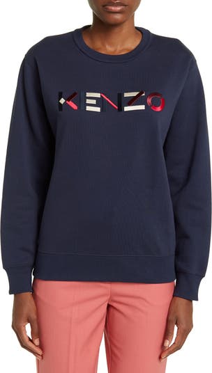 Пуловер с круглым вырезом и логотипом KENZO