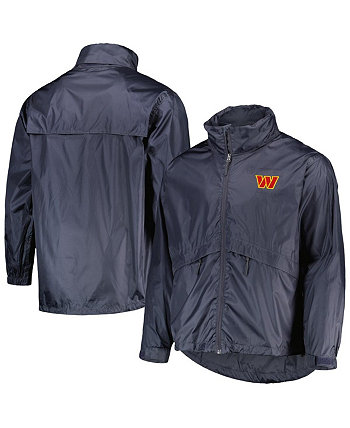 Мужская графитовая водонепроницаемая компактная легкая куртка Washington Commanders Circle Sportsman с молнией во всю длину Dunbrooke