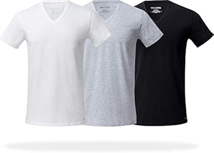 Pair of Thieves 3-Pack Slim Fit V-Neck T-Shirts for Men - Super Soft Tagless V Neck T-Shirts for Men, Multipack Tees Pair Of Thieves