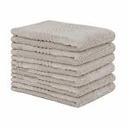 Luxury Washcloth 6 Piece 13 X 13 Inch Soft And Absorbent 100% Cotton For Daily Use PiccoCasa