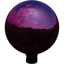 Sunnydaze Merlot Mirrored Surface Gazing Ball Globe - 10-Inch Sunnydaze Decor
