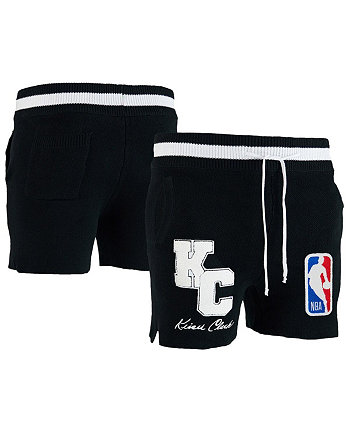 Men's NBA x Keiser Clark Black, White No Caller ID Knit Shorts NBA Exclusive Collection
