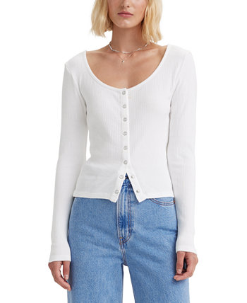 Женская блузка Levi's® Britt Slim Fit с длинным рукавом на кнопках Levi's®