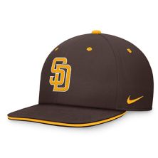 Men's Nike Brown San Diego Padres Primetime Pro Performance Snapback Hat Nitro USA
