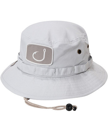 Men's White Khaki Avid Baja Boonie Bucket Hat Avid