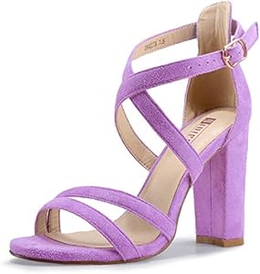 Женские Босоножки на каблуке IDIFU Chunky High Heel Strappy Open Toe IDIFU