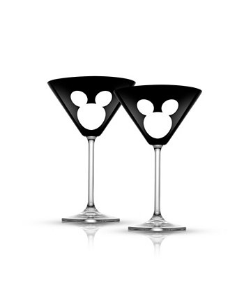 Стакан для мартини Disney Luxury Mickey Mouse Crystal на 10 унций, набор из 2 шт. JoyJolt