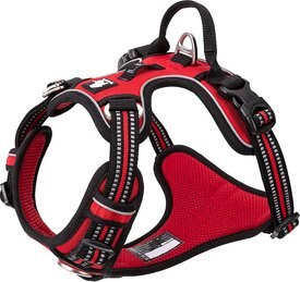 Chai's Choice Premium Quick Release Outdoor Adventure 3M Polyester Reflective Front Clip Dog Harness Chai's Choice