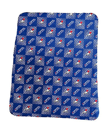 Toronto Blue Jays 60'' x 50'' Repeating Pattern Fleece Throw Blanket Logo Brand