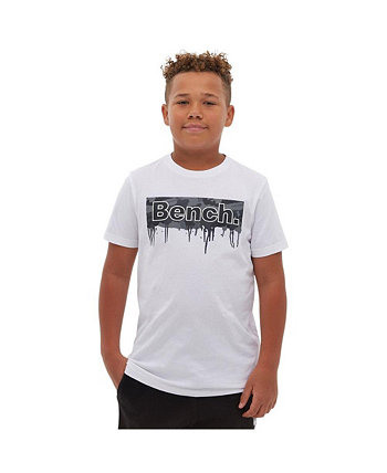 Белая футболка с камуфляжным принтом для мальчиков Child Boy Bench DNA