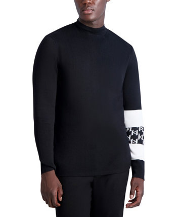Мужской свитер с воротником-стойкой с длинным рукавом Karl Lagerfeld Paris