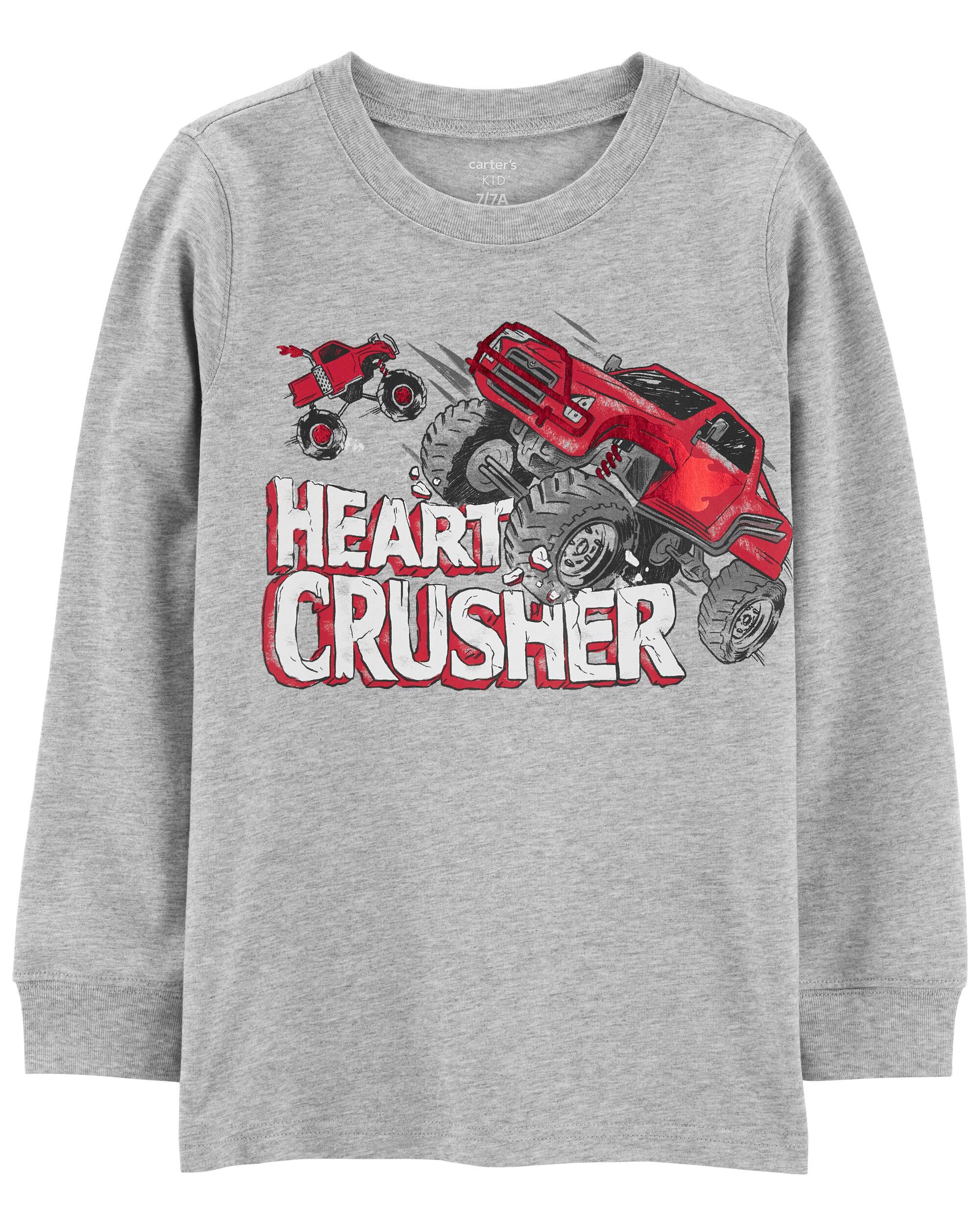 Детская футболка с рисунком Crusher ко Дню святого Валентина Carter's