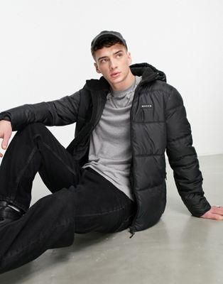 Nicce Expo padded jacket in black Nicce