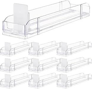 iplusmile Automatic Display Holder, Store Display Shelves Matchbook Display Case, Can Organizer, Display Stand Rack Pushers Display Holder for Store Retail(28CM,10Pcs) Iplusmile