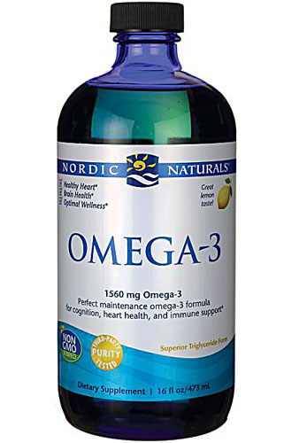 Omega-3 Lemon - 1560 мг - 473 мл - Nordic Naturals Nordic Naturals