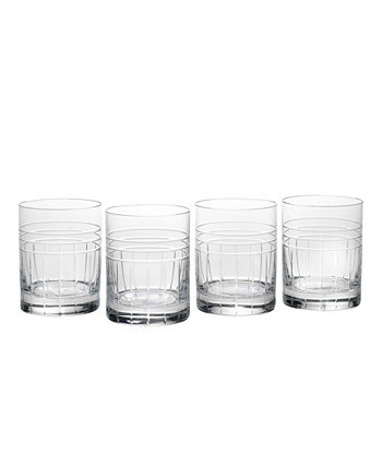 Tempo Double Old Fashioned Glasses, Set of 4 Reed & Barton