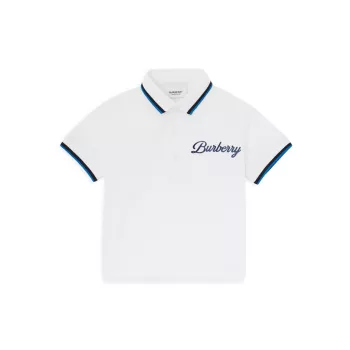Baby Boy's &amp; Рубашка-поло Langton для маленького мальчика Burberry
