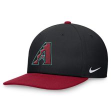 Men's Nike Black/Red Arizona Diamondbacks Evergreen Two-Tone Snapback Hat Nitro USA