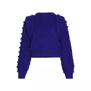 Текстурированный плетеный свитер Farm Rio