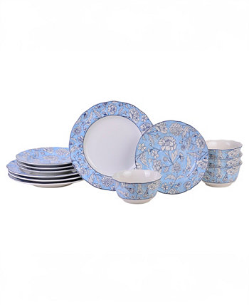 Cleremont 12 Pc Dinnerware Set, Service for 4 222 Fifth