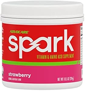 AdvoCare Spark Vitamin & Amino Acid Supplement - Focus & Energy Drink Powder (Порошок) Mix with Vitamin A, B-6, C & E - Also Includes L-Carnitine & L-Tyrosine - Watermelon, 10.5 oz (Унции) AdvoCare