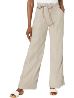 Широкие брюки с завязками на талии Hudson Jeans