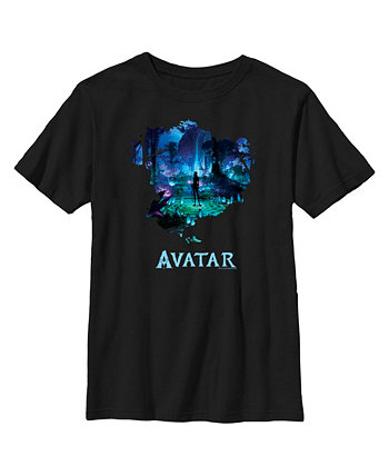 Boy's Avatar Neytiri Pandora Night Scene  Child T-Shirt 20th Century Fox