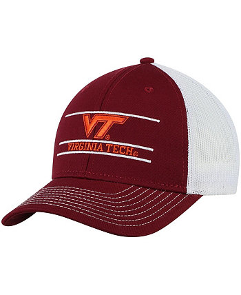 Men's The Maroon Virginia Tech Hokies Benchmark Trucker Adjustable Snapback Hat Game
