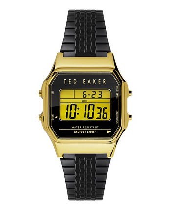 Часы унисекс Ted 80's с черным браслетом из нержавеющей стали, 35,5 мм Ted Baker