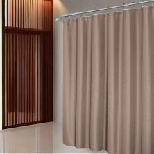 Dainty Home Hotel Collection Heavy Duty Waffle Weave Fabric Shower Curtain Dainty Home