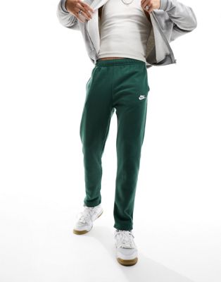 Брюки-джоггеры Nike Club Fleece в зеленом цвете для мужчин Nike