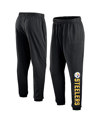 Мужские черные брюки для отдыха Pittsburgh Steelers Big and Tall Chop Block Lounge Fanatics
