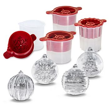 Tovolo Christmas Ornament Craft Ice Molds, Set of 4 Tovolo