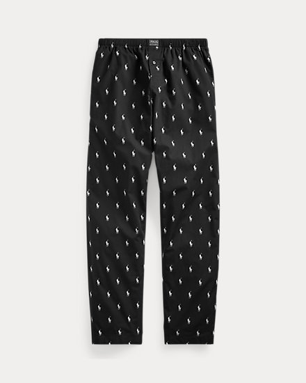 Пижамные брюки с пони по всей длине Ralph Lauren