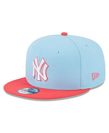 Мужская голубая и красная кепка New York Yankees Spring Basic двухцветная кепка Snapback 9FIFTY New Era