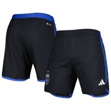 Мужские шорты adidas Black San Jose Earthquakes 2023 AEROREADY Authentic Shorts Adidas