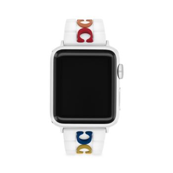 Радужный каучуковый ремешок Apple Watch® COACH