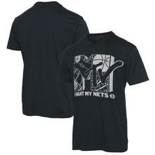 Мужская футболка Junk Food Black Brooklyn Nets NBA x MTV I Want My T-Shirt Unbranded