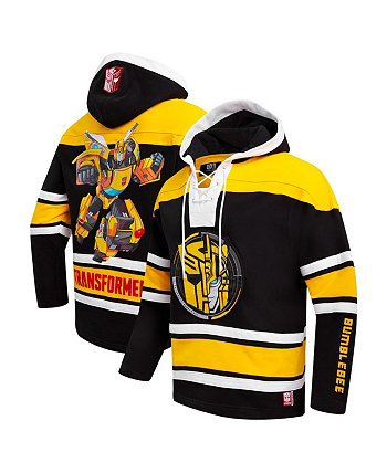 Мужской черный хоккейный пуловер с капюшоном Bumblebee Transformers Freeze Max