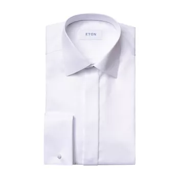 Формальная рубашка Contemporary Fit с ромбовидной текстурой Eton