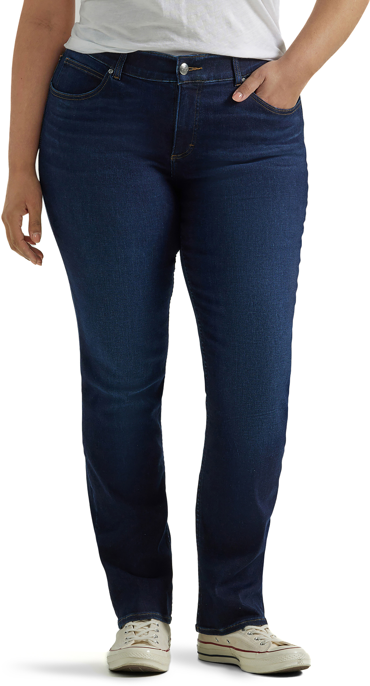 Прямые джинсы больших размеров Flex Motion LEE