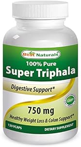 Best Naturals Triphala 750 mg 120 Vcaps Best Naturals