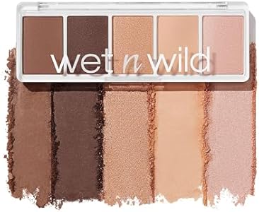 wet n wild Color Icon Eyeshadow Makeup 5 Pan Palette, Matte, Shimmer, Metallic, Long Wearing, Rich Buttery Pigment, Cruelty Free - Camo-flaunt Wet n Wild