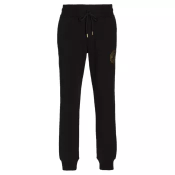 Спортивные брюки с логотипом и логотипом Versace Jeans Couture