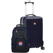 Комплект ручной клади и рюкзака Texas Rangers Deluxe на колесах Unbranded
